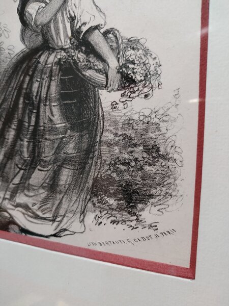 Litografie Bertauts, sec.XIX